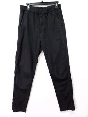 COS Elastic Waist Relaxed Fit Trousers Black Men's Size 33R (30x30) *flaw